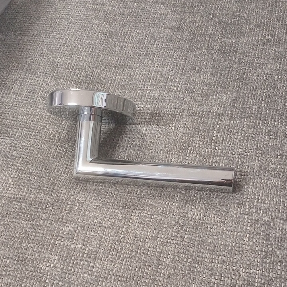 Sleek Silver Door Handle